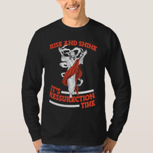 Camiseta Religião Ressureição Cristã Bíblia Jesus Cristo