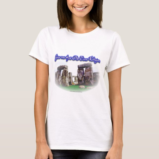 Camiseta Religião velha do tempo nova (Frente)