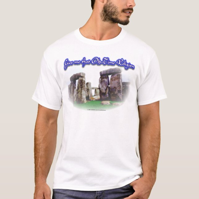 Camiseta Religião velha do tempo nova (Frente)