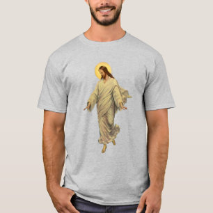 Camiseta Religião Vintage, Jesus Cristo está andando sobre