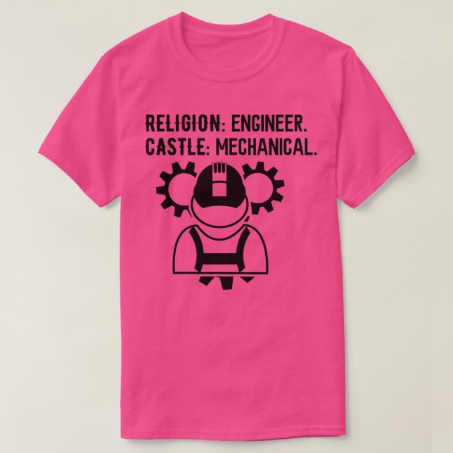 Camiseta Religion Engineer (Frente do Design)