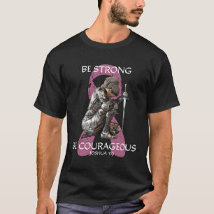 Camiseta Religioso cristão, guerreiro do Cancer da mama K S