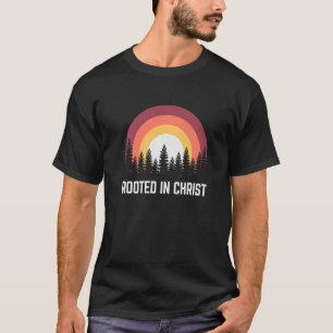 Camiseta Religioso Enraizado Em Cristão Cristo