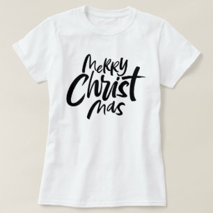 Camiseta Religioso no Natal cristão moderno