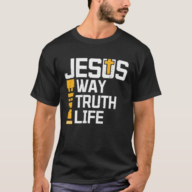 Camiseta Religious Christian Bible Quotes Biblical Gospel (Frente)