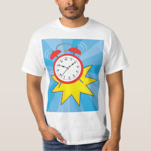 Camiseta Relógio Alarmando