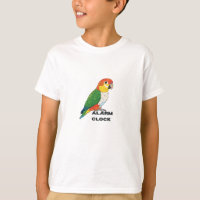 Relógio Alarme Conure Sol – Design de Papagaio Bar