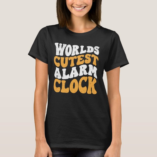 Camiseta Relógio de Alarme mais Cutâneo do Mundo (Frente)
