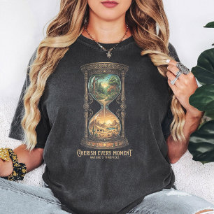 Camiseta Relógio de Areia Natureza Deserto Floresta