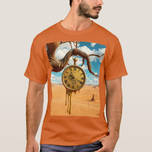 Camiseta Relógio de Deserto de Árvore Fantasia Fofa