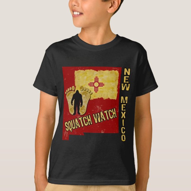 Camiseta Relógio de New mexico Squatch (Frente)