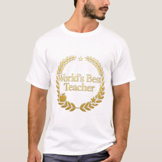 Camiseta Relógio de Parede Coroa de Louro Dourada Melhor Pr