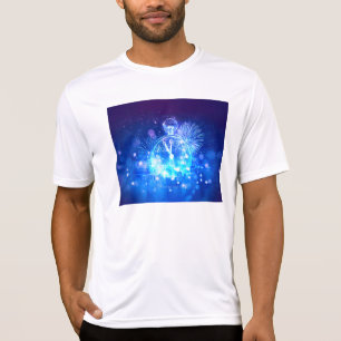 Camiseta Relógio de Réveillon do SlipperyJoe com emoção elé