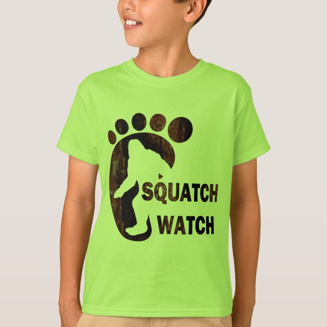 Camiseta Relógio de Squatch (Frente)