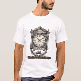 Camiseta Relógio de Trem Engraçado