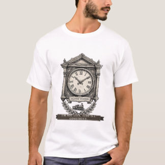 Camiseta Relógio de Trem Engraçado