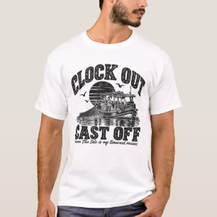Camiseta Relógio Desencaixar Tinta Preta