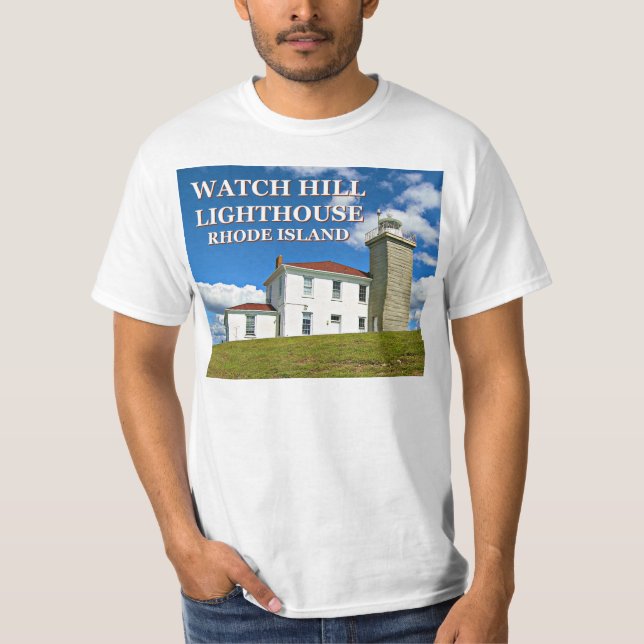 Camiseta Relógio Hill, Rhode Island T-Shirt (Frente)