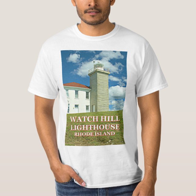 Camiseta Relógio Hill, Rhode Island T-Shirt (Frente)