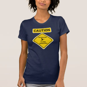 Camiseta Relógio para Aerialists de voo - trapézio do