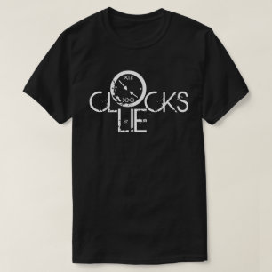 Camiseta Relógios Mentem – Declaração de Filosofia do Tempo