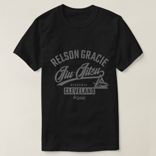 Camiseta Relson Gracie Cleveland Jiu-Jitsu T-Shirt (Frente do Design)