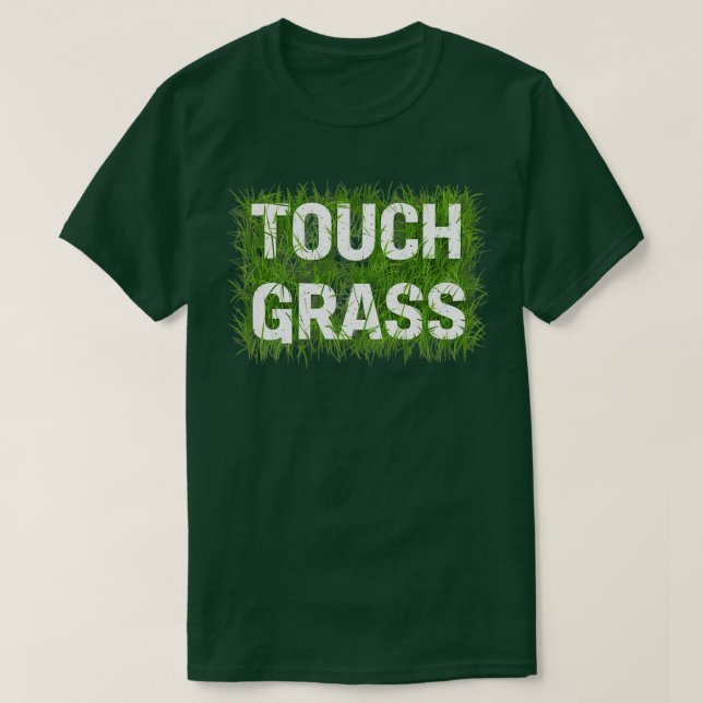 Camiseta relva tátil 1 (Frente do Design)