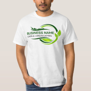 Camiseta Relvado de Paisagismo Cortador de Grama Folha Swoo