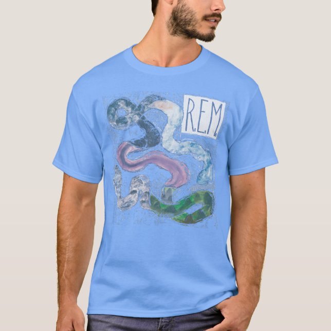 Camiseta REM 80s Distressed gift (Frente)