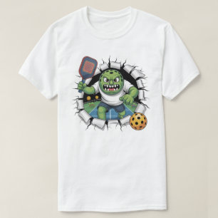 Camiseta Remada Dramática e Divertida de Raquete de Pickleb
