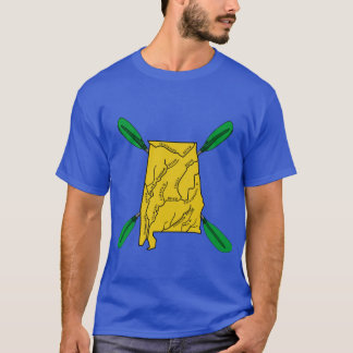 Camiseta Remador Bama Verde Remador Alabama Caiaque P