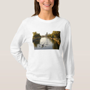 Camiseta Remadores no lago do Lincoln Park, Chicago, Illino