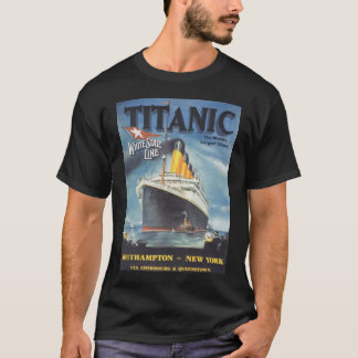 Camiseta Remake titânico original do poster
