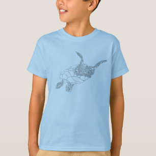 Camiseta Remando a tartaruga