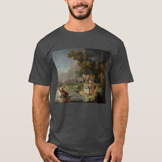 Camiseta Rembrandt - The Abduction of Europa (Frente)