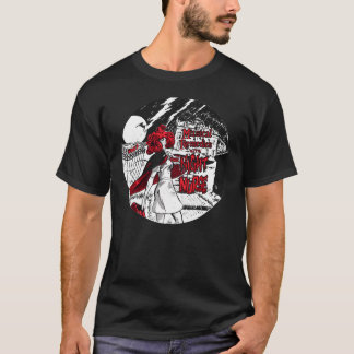 Camiseta Remédias Musicais com o escuro dos homens da enfer