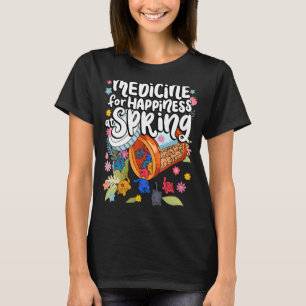 Camiseta Remédio Para Felicidade Na Mola Gominha De Gato Co