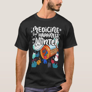 Camiseta Remédio Para Felicidade No Inverno Gomas de Gato C