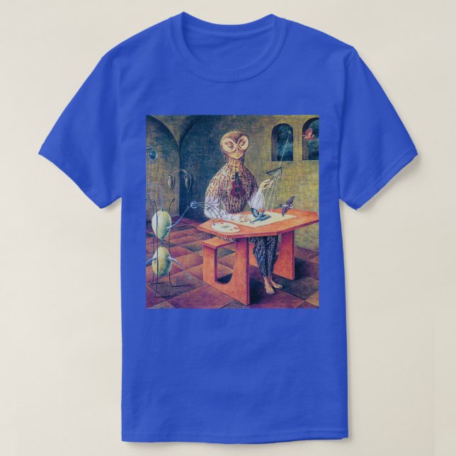 Camiseta Remedios Varo Criação de Aves (Frente do Design)