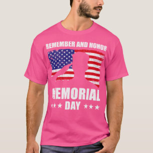 Camiseta Remember And Honor Memorial Day 