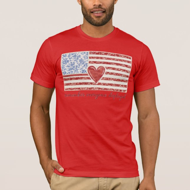 Camiseta Remember Everyone Deployed T-Shirt (Frente)