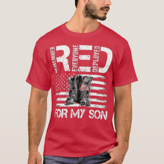 Camiseta Remember Everyone Veteran Deployed RED Friday (31)