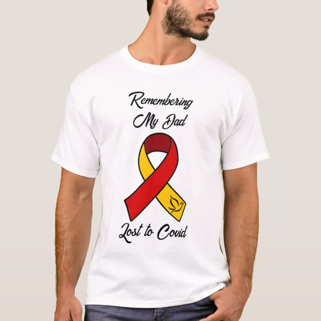 Camiseta Remembering My Dad | Lost to Covid Memorial (Frente)