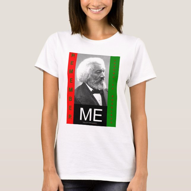 Camiseta rememberMEfrederickDouglass (Frente)