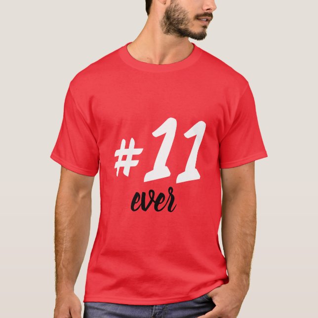 Camiseta Remera #11 ever (Frente)