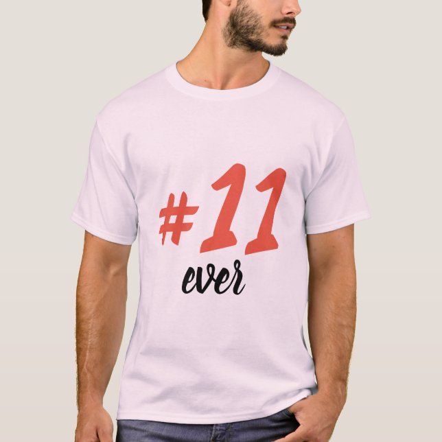 Camiseta Remera #11 ever (Frente)