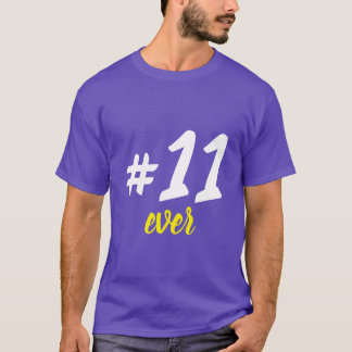 Camiseta Remera #11 ever oscura