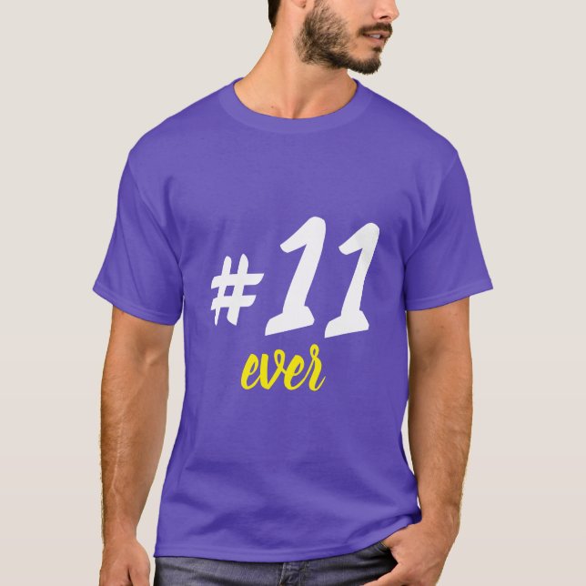Camiseta Remera #11 ever oscura (Frente)