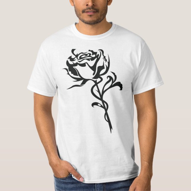 Camiseta Remera flor hombre (Frente)