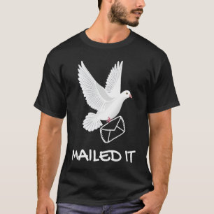Camiseta Remeteu-a Senhora Correio Carteiro Trabalhador Pos